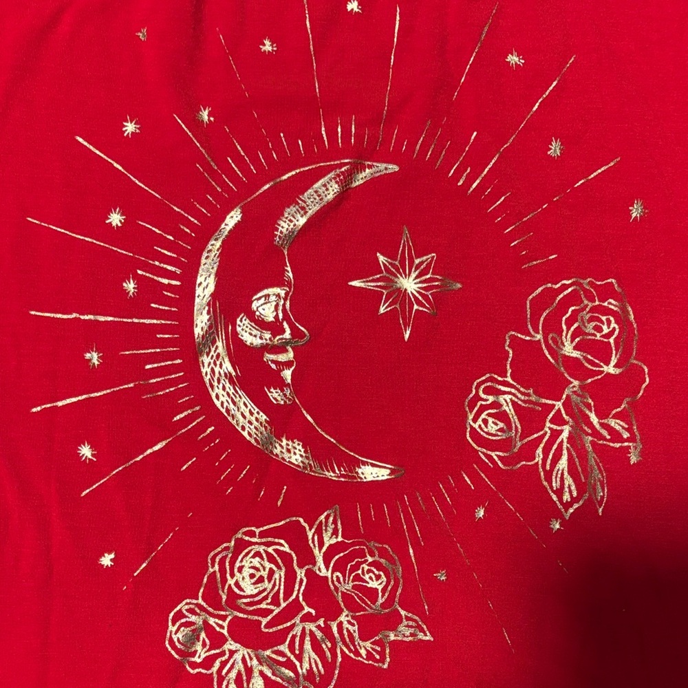 Red Celestial Women's Blouse